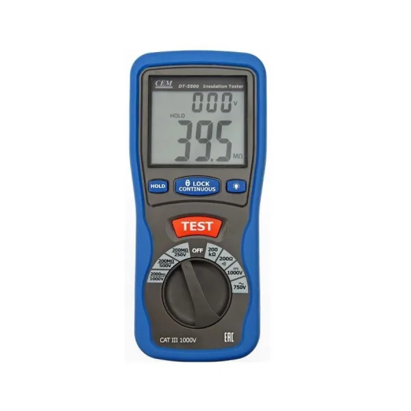 Цифровой мегаомметр DT-5500