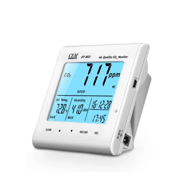 DT-802 Анализатор CO2, часы, температуры и влажности