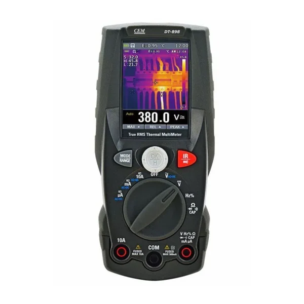 Мультиметр TRMS с встроенным тепловизором DT-898