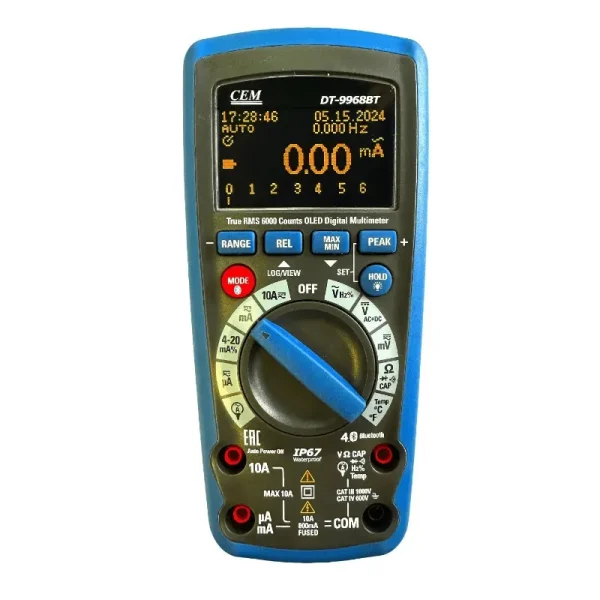 Мультиметр цифровой DT-9968BT с функцией True RMS — изображение 2