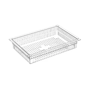 Полка-корзина Flex Basket 600х400х100 мм (поликарбонат, прозрачная)
