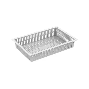 Полка-корзина Flex Basket ABS 600х400х100 мм (серая)