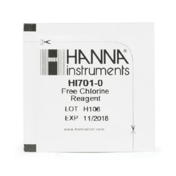 HI701-25 Реагенты для Checker для определения свободного хлора, 0.00 to 2.50 (мг/л)
