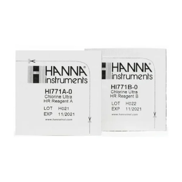 HI771-25 Реагенты для Checker на общий хлор, 0-500 мг/л, 25 тестов