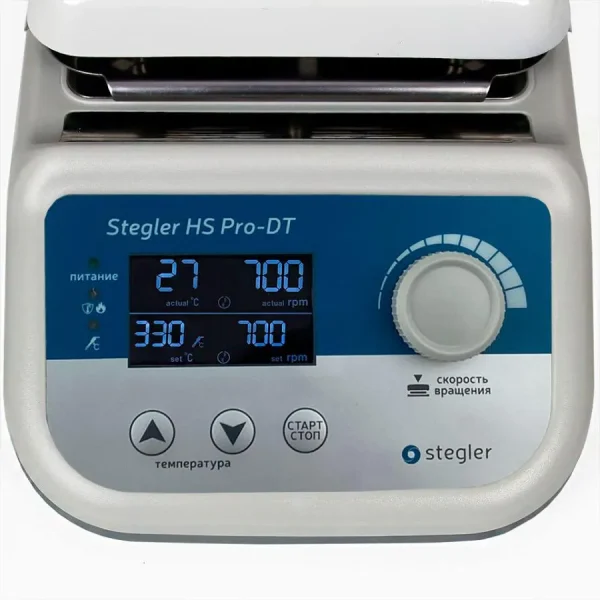 HS-Pro DT Мешалка магнитная с подогревом Stegler — изображение 3