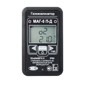 Многокомпонентный газоанализатор МАГ-6 П-Д-В (NH3, CO2) портативный