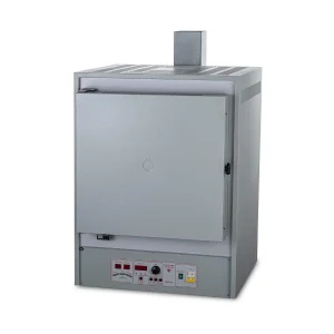 Муфельная печь ЭКПС-50 (10-ступенчатый ПИД-регулятор, окр. корпус, эжекторная вытяжка +200/+1250°С)
