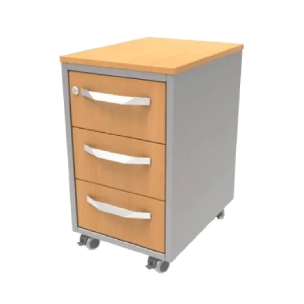 Тумба подкатная ТМП-01.2w (350х465х595мм)